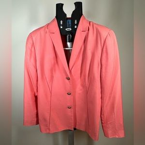 Vintage Valentino Salmon Blazer Size 10